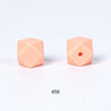 20pcs 14mm Silicone Hexagon Beads