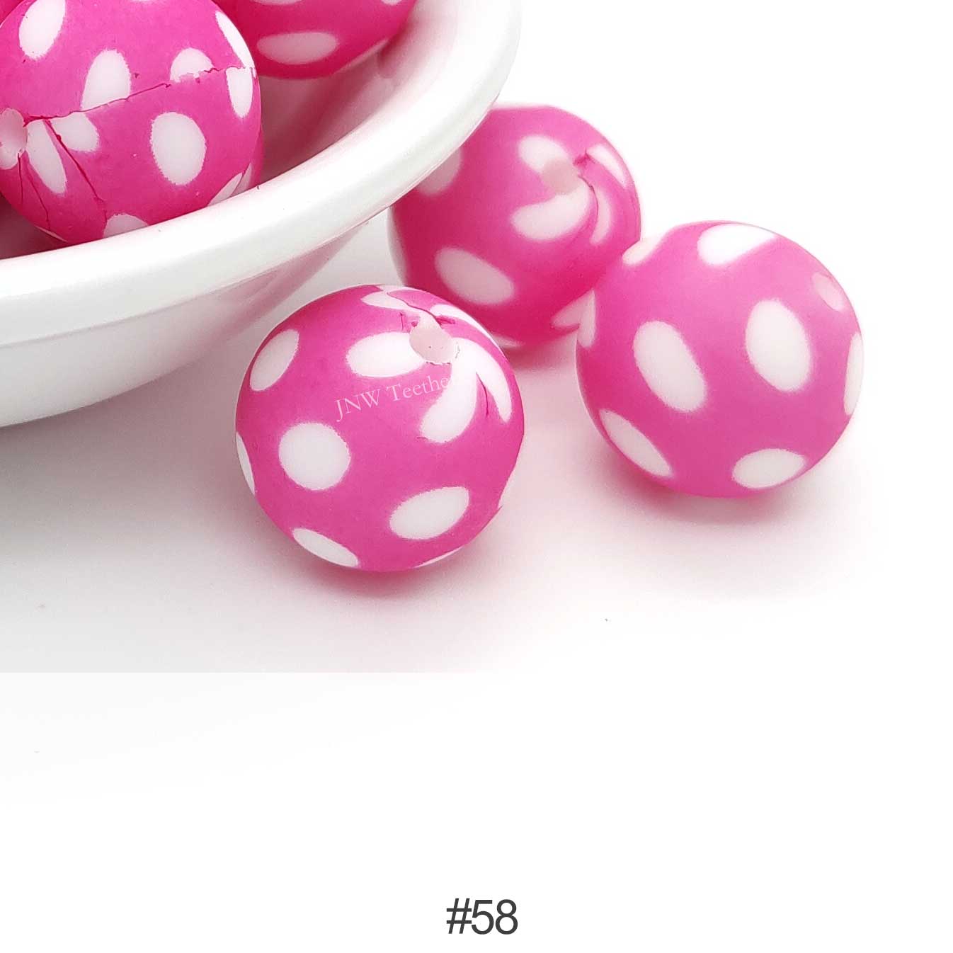 Silicone Print Beads #58