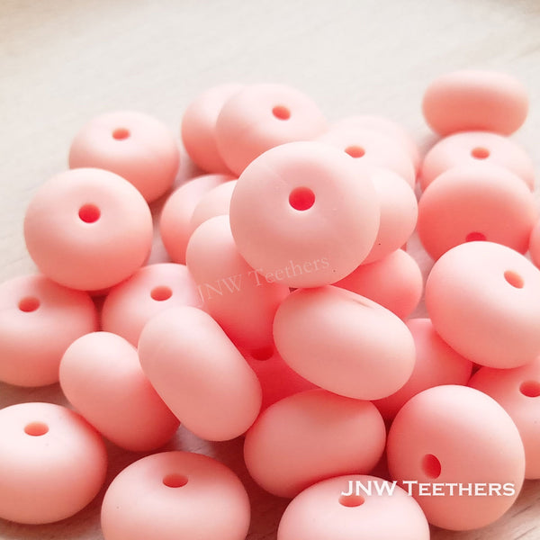 14mm Silicone Abacus - Peachy