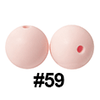 20pcs 12mm Round Silicone Beads