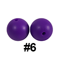 20pcs 12mm Round Silicone Beads