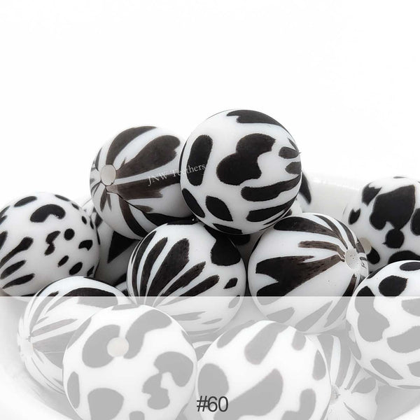 Silicone Print Beads #60
