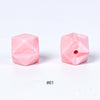 20pcs 14mm Silicone Hexagon Beads