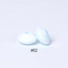 Perles en silicone en forme de soucoupe de 12 mm