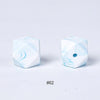 20pcs 14mm Silicone Hexagon Beads