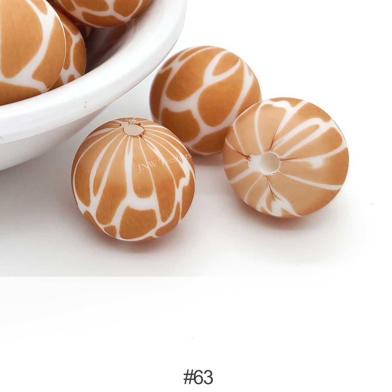 Silicone Print Beads #63