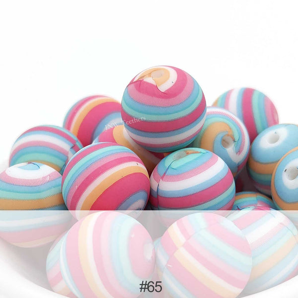 Silicone Print Beads #65