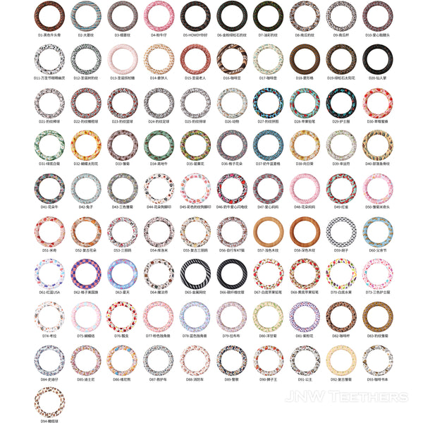 65mm Silicone Dount Rings JNWTeethers