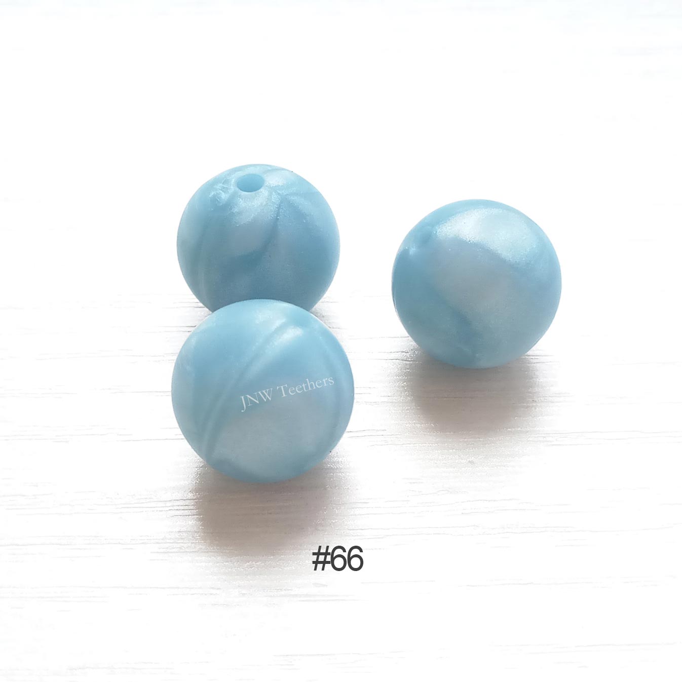 66 Pearl dark blue silicone round beads 9mm 12mm 15mm
