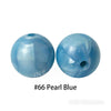 JNWTeethers 12mm silicone round beads pearl blue