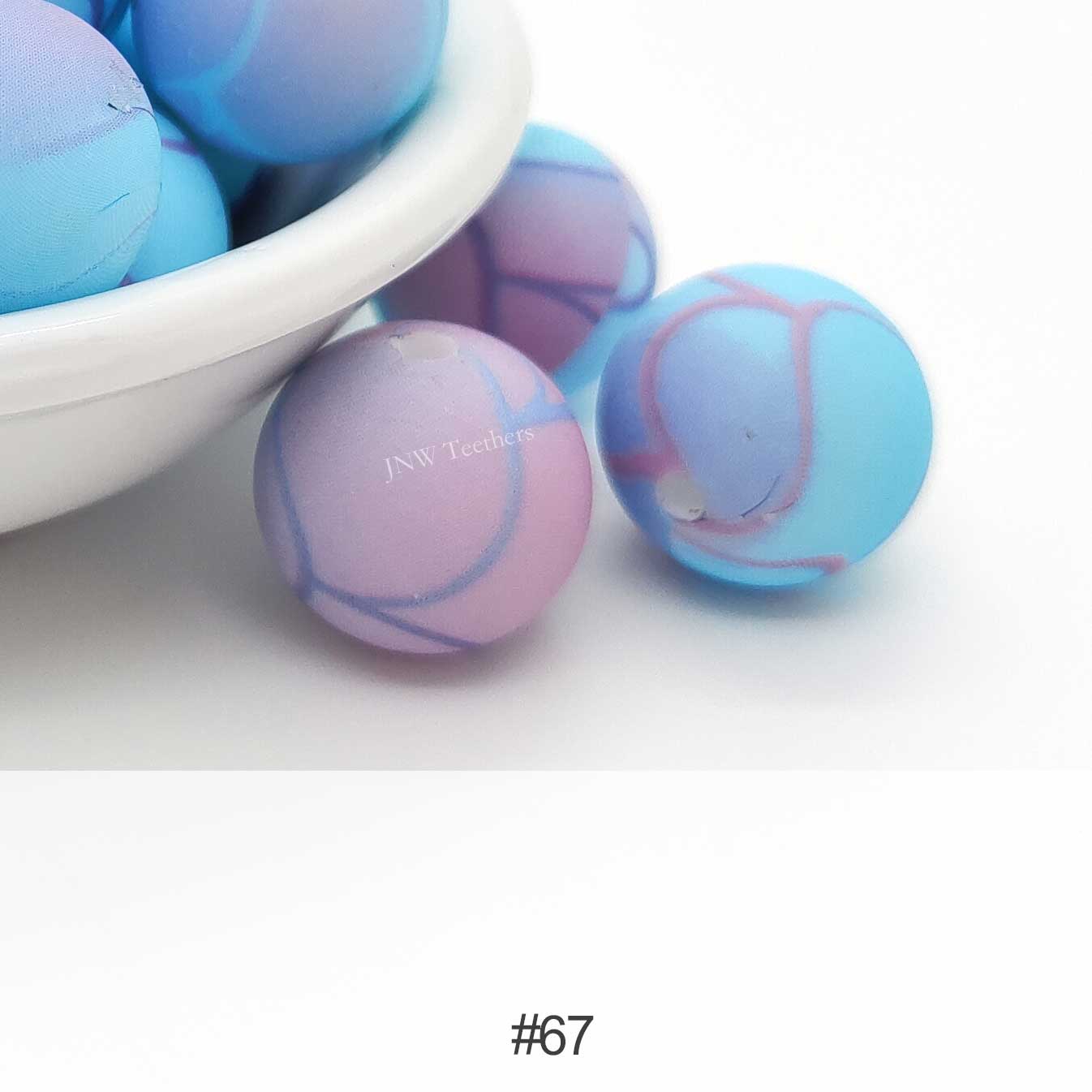 Silicone Print Beads #67