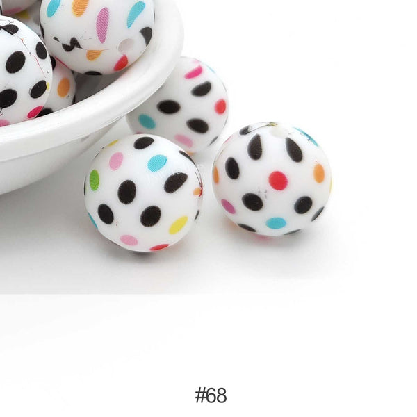 Silicone Print Beads #68