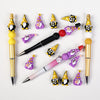 5pcs 3D Gnome Silicone Focal Beads