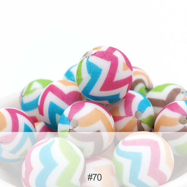 Silicone Print Beads #70