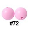 20pcs 12mm Round Silicone Beads