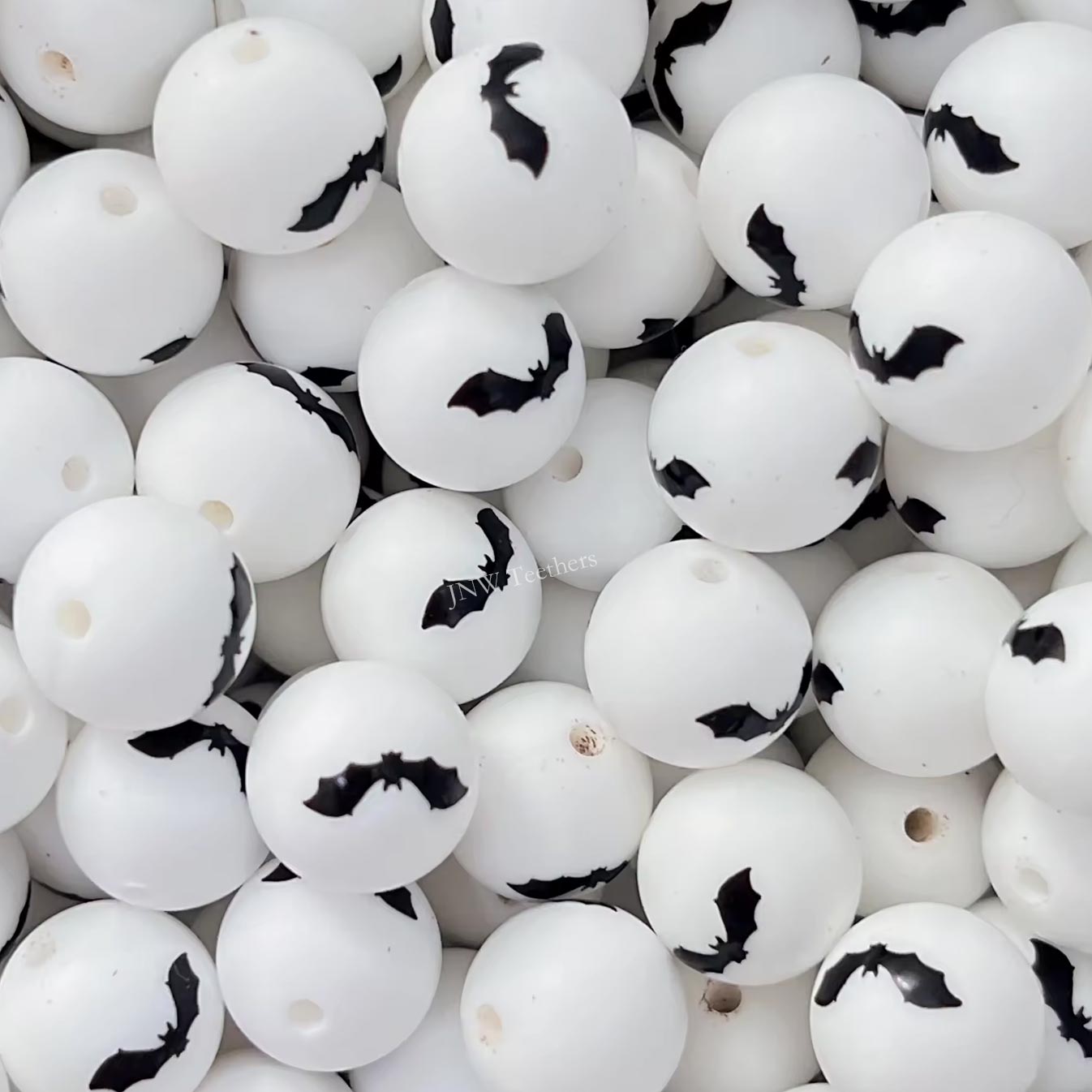 15mm Silicone Print Beads #7245