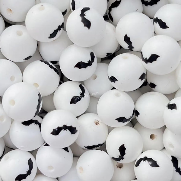 15mm Silicone Print Beads #7245
