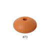 Perles en silicone en forme de soucoupe de 12 mm