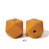 10pcs 17mm Silicone Hexagon Beads