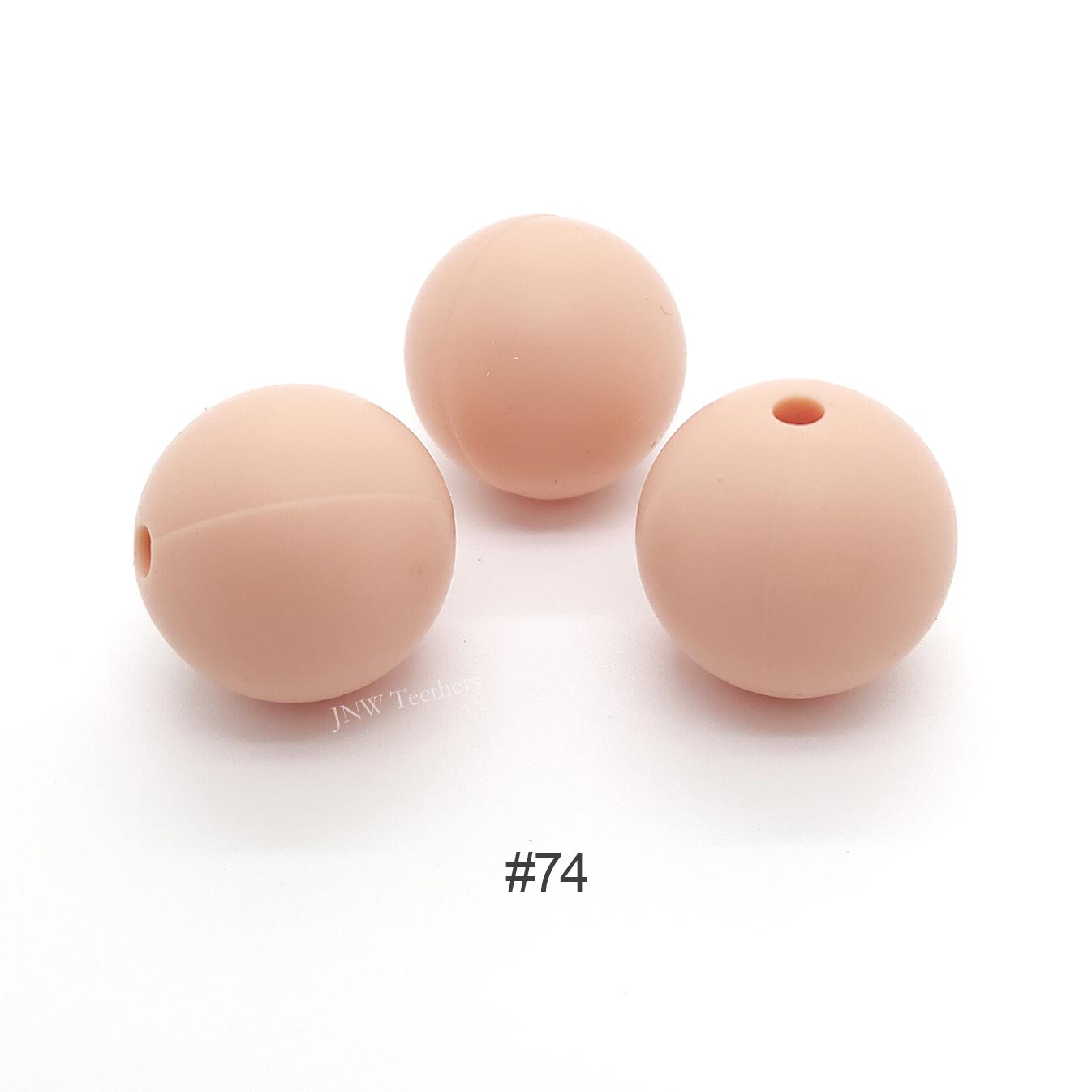 74 Apple cider silicone round beads 9mm 12mm 15mm
