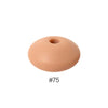 Perles en silicone en forme de soucoupe de 12 mm