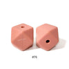 10pcs 17mm Silicone Hexagon Beads