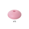 Perles en silicone en forme de soucoupe de 12 mm