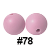 20pcs 12mm Round Silicone Beads