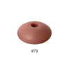 Perles en silicone en forme de soucoupe de 12 mm