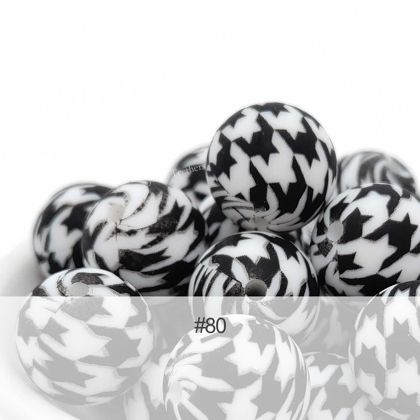 Silicone Print Beads #80