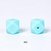 10pcs 17mm Silicone Hexagon Beads