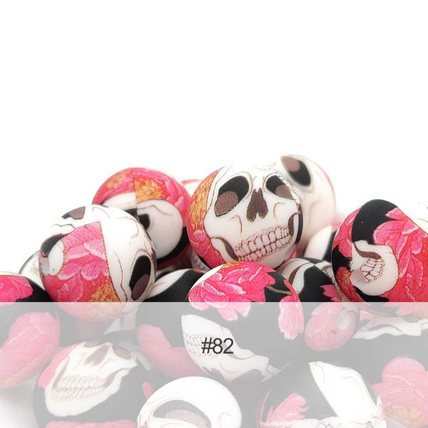 Silicone Print Beads #82