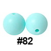 20pcs 12mm Round Silicone Beads