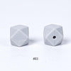 10pcs 17mm Silicone Hexagon Beads