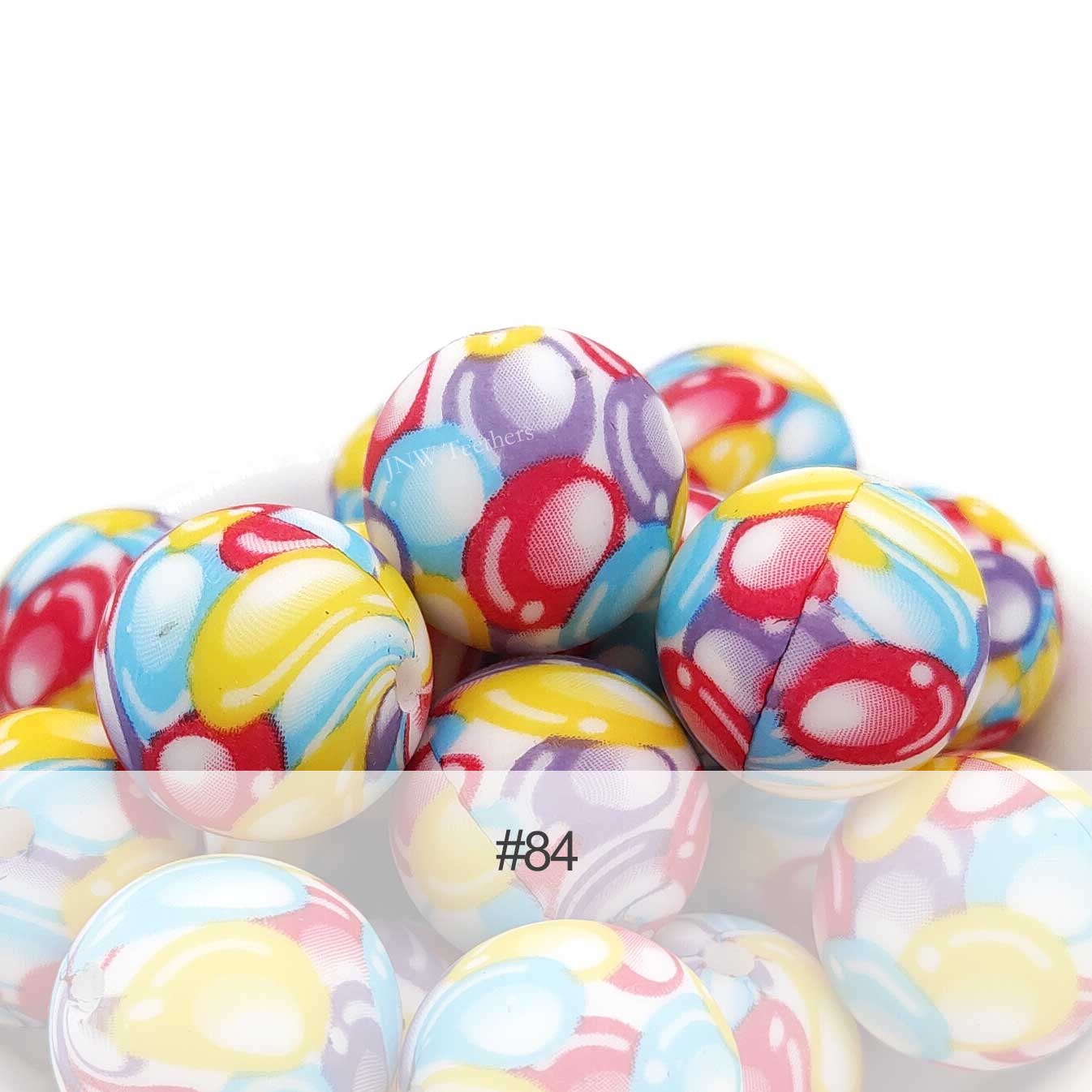 Silicone Print Beads #84