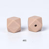 10pcs 17mm Silicone Hexagon Beads