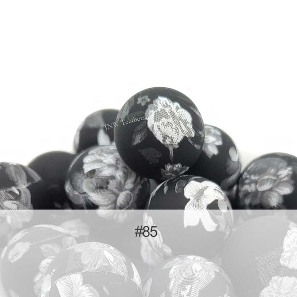 Silicone Print Beads #85