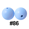 20pcs 12mm Round Silicone Beads