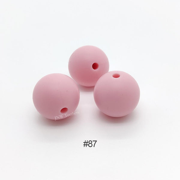 87 Quartz pink silicone round beads 9mm 12mm 15mm

