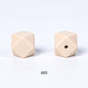 10pcs 17mm Silicone Hexagon Beads