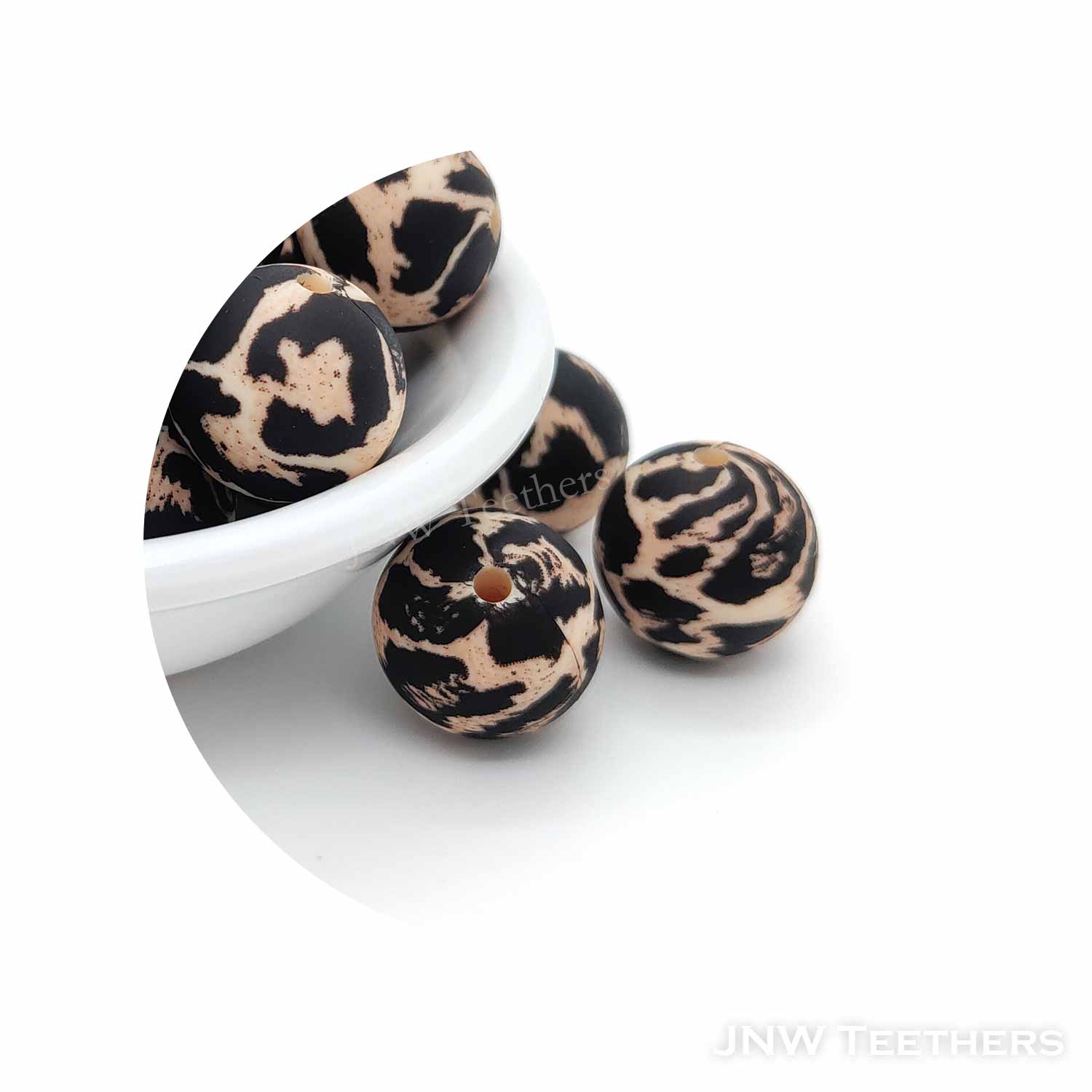 #8 Leopard - Silicone Print Beads