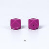 20pcs 14mm Silicone Hexagon Beads