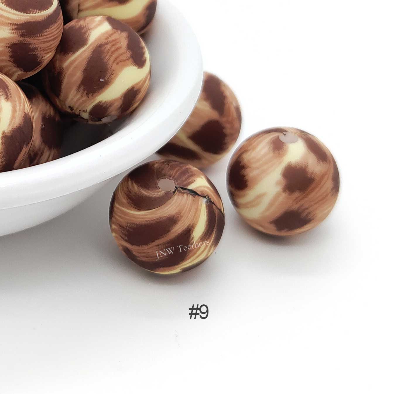 Silicone Print Beads #9