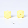 10pcs 17mm Silicone Hexagon Beads