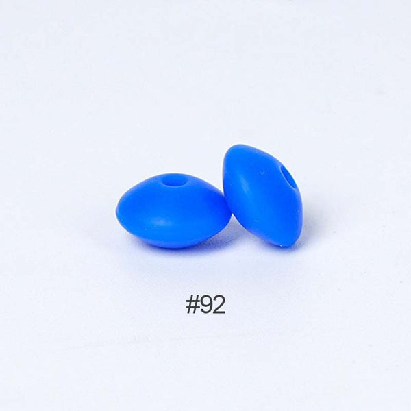 Perles en silicone en forme de soucoupe de 12 mm