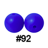 20pcs 12mm Round Silicone Beads