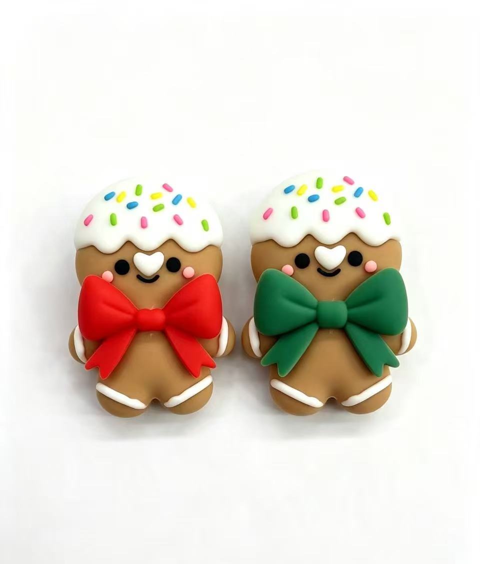 Gingerbread Focal Beads