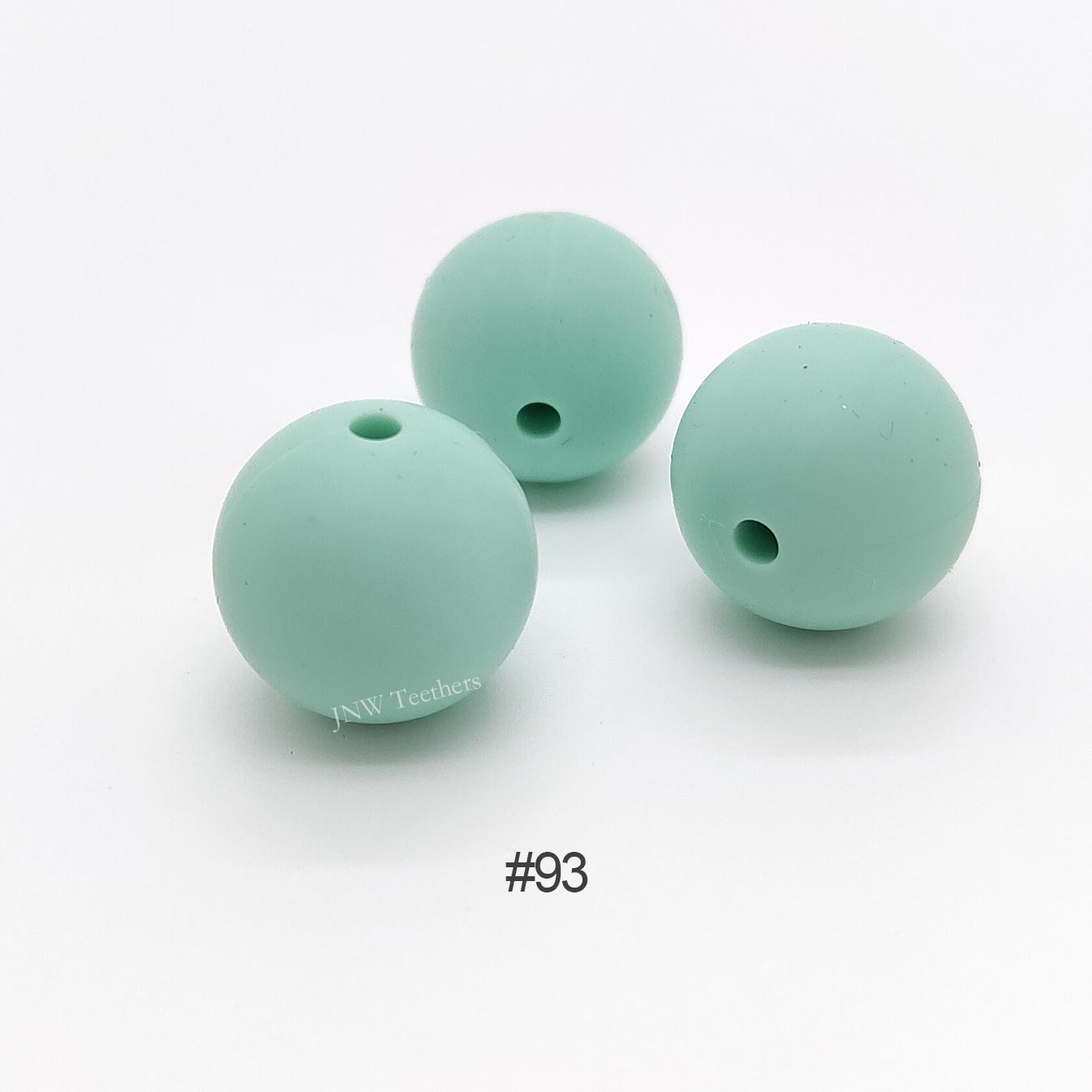93 Mint silicone round beads 9mm 12mm 15mm
