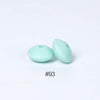 Perles en silicone en forme de soucoupe de 12 mm