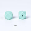 10pcs 17mm Silicone Hexagon Beads
